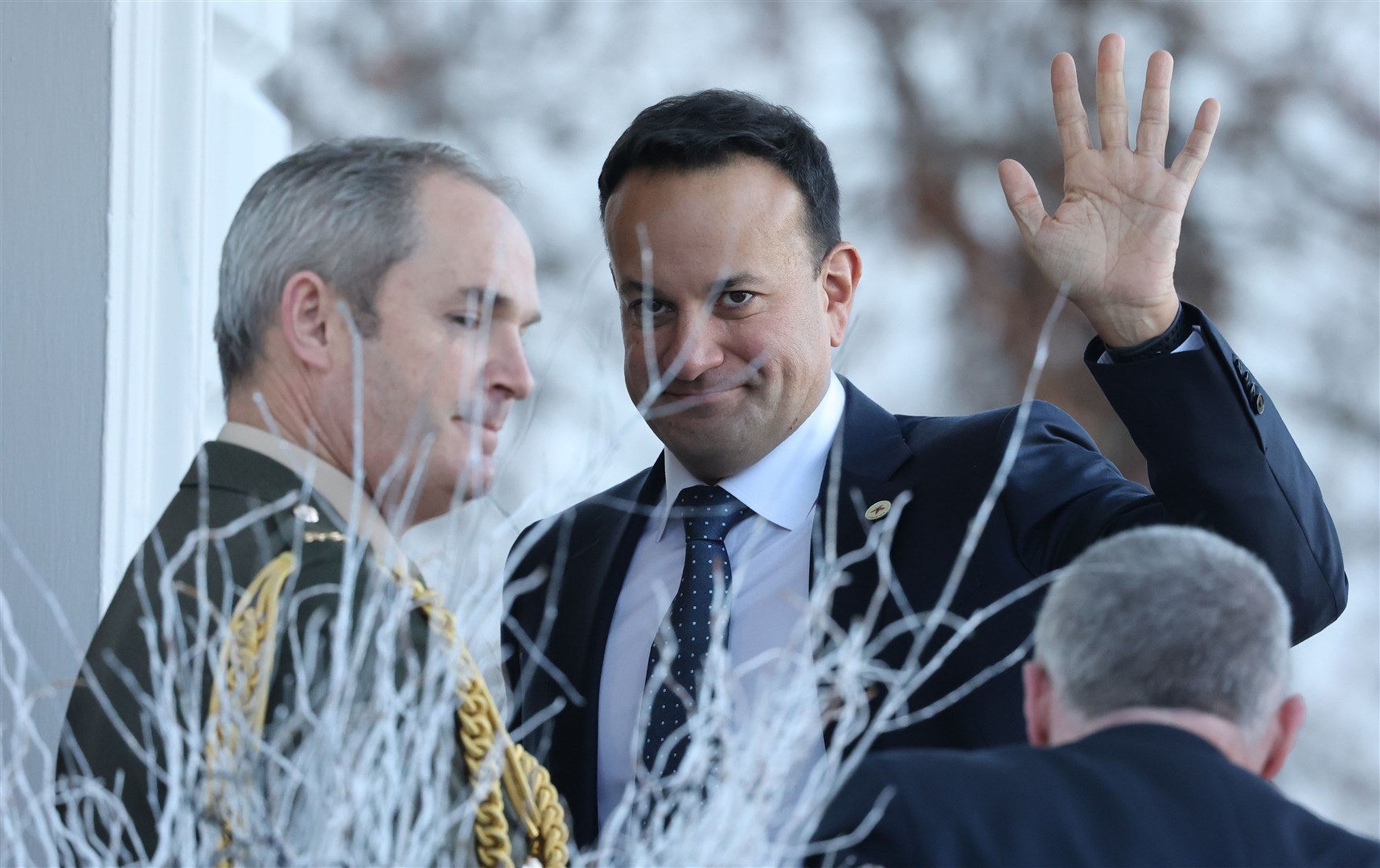 Newly-elected Taoiseach Leo Varadkar arrives to receive his seal of office from President Michael D Higgins at Aras an Uachtarain in Dublin (Nick Bradshaw/PA)