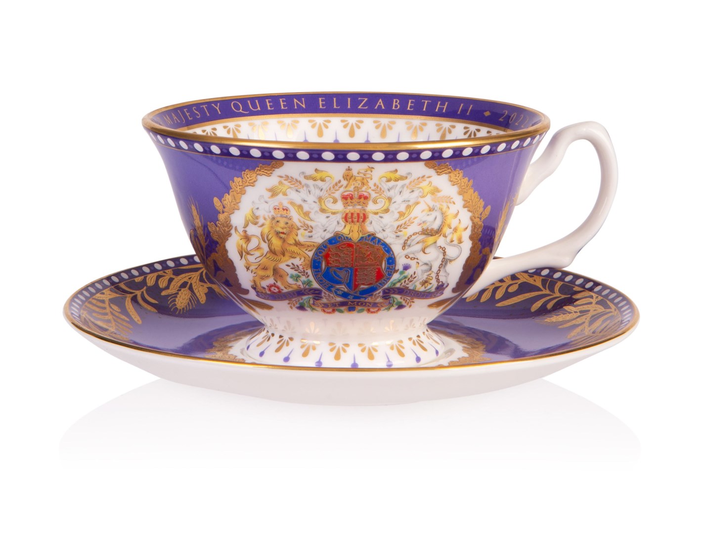 Official chinaware produced by the Royal Collection Trust for the Platinum Jubilee (Royal Collection Trust/HM Queen Elizabeth II/PA)