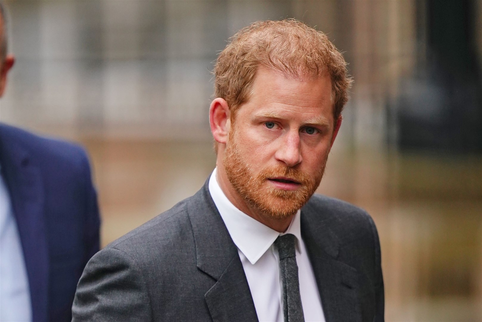 The Duke of Sussex arriving at the Royal Courts Of Justice, central London, on Tuesday (PA)