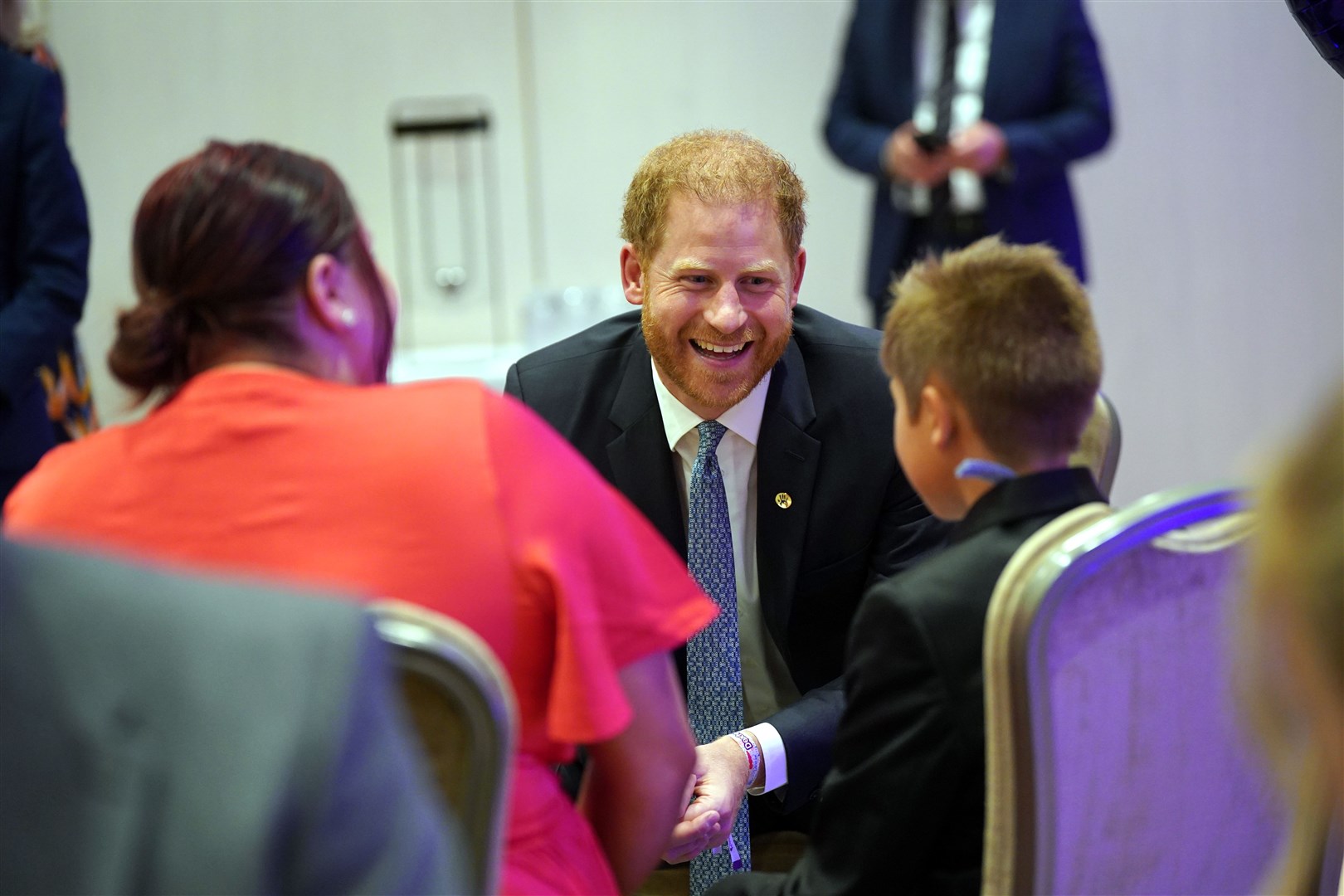 The Duke of Sussex during the annual WellChild Awards 2023 on the eve of the accession anniversary (Yui Mok/PA)