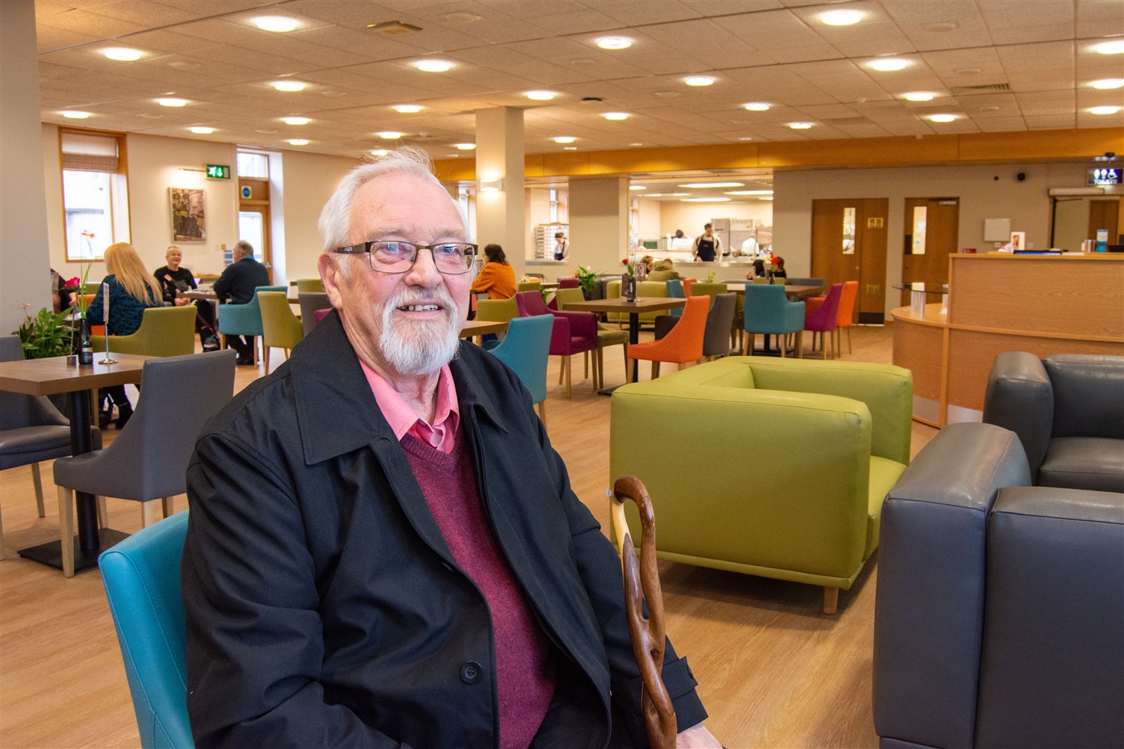Jimmy Gee will host the first ROMEO meeting at the Beechtree restaurant at Moray College. The group will give retired men a place to chat, eat and have a coffee together. Picture: Daniel Forsyth