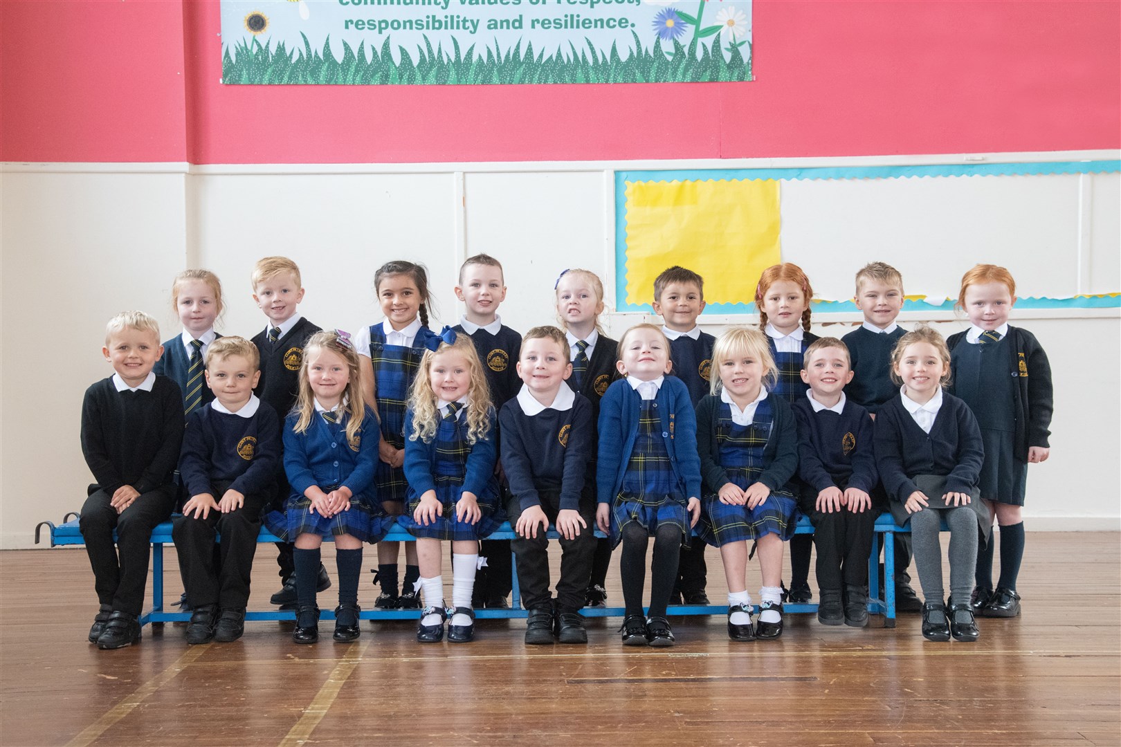 Cluny Primary School Primary One photo 2022..Northern Scot PR1 Supplement...Picture: Daniel Forsyth.