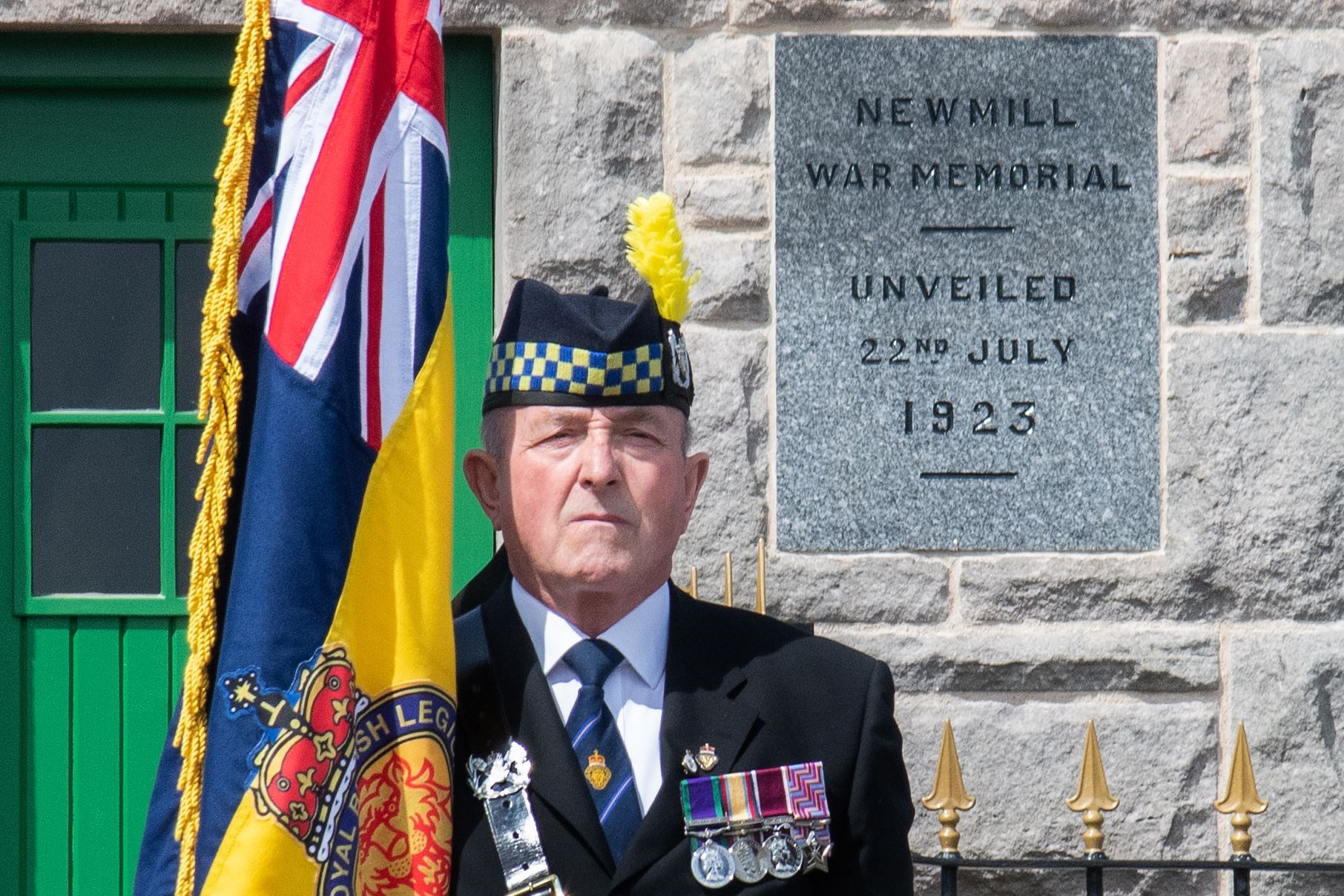 The memorial was unveiled on July 22nd 1923 – exactly 100 years on from the 2023 service...Picture: Daniel Forsyth..