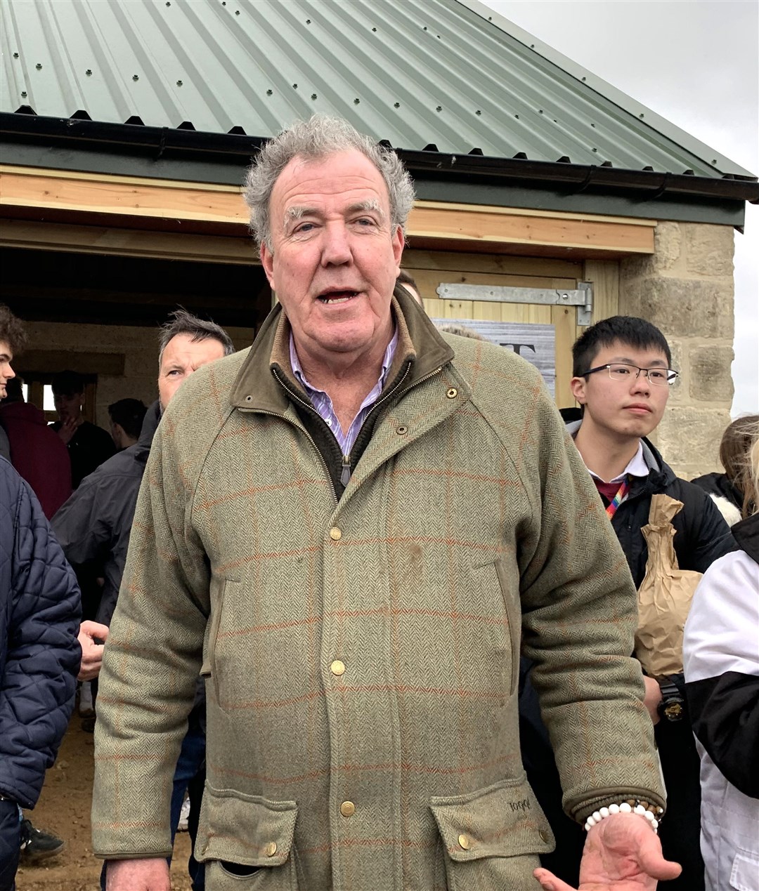 A planning inspectorate is currently deciding whether Jeremy Clarkson should be able to extend a car park on his Diddly Squat Farm (Blackball Media)