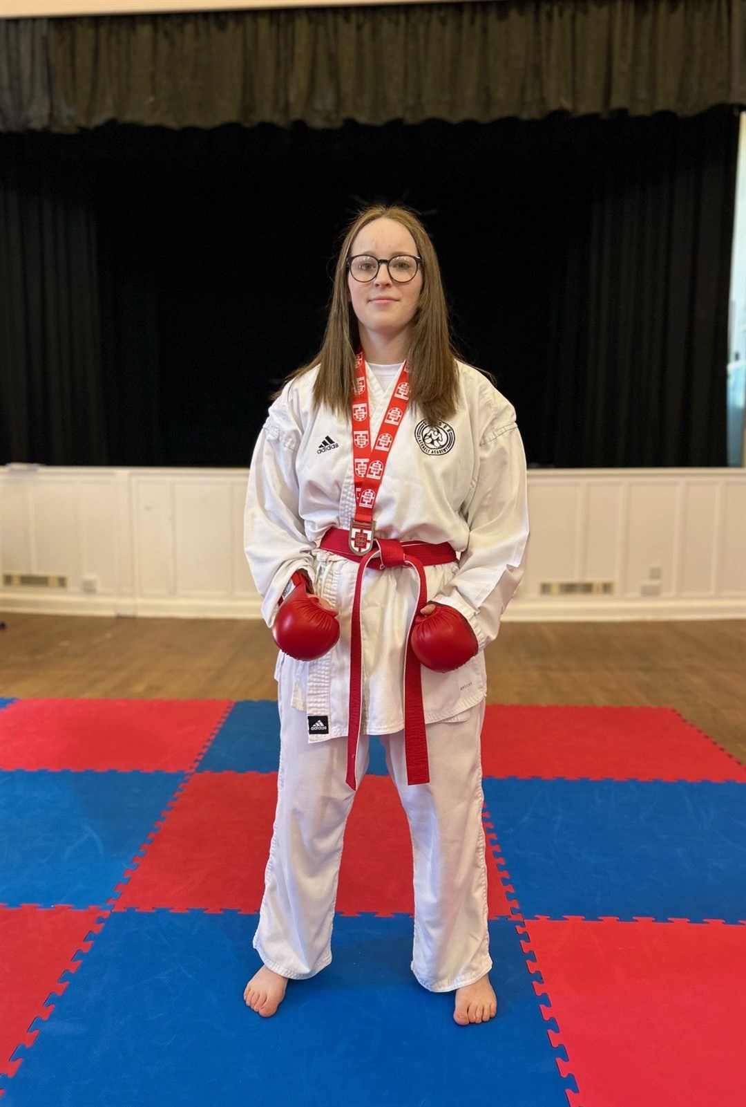 Robyn Collier (13) picked up a silver medal at the English Karate Championships in Essex.