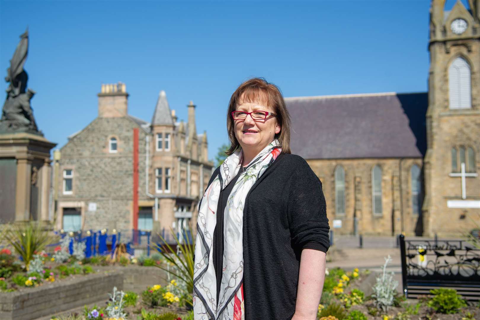 Chair of Moray Council’s children and young people’s services committee, Councillor Sonya Warren. Picture: Daniel Forsyth.