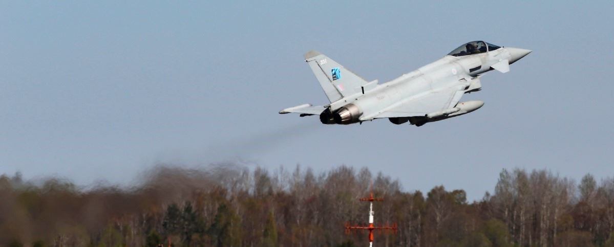 RAF Lossiemouth will lead a 150-strong Typhoon detachment in Lithuania.