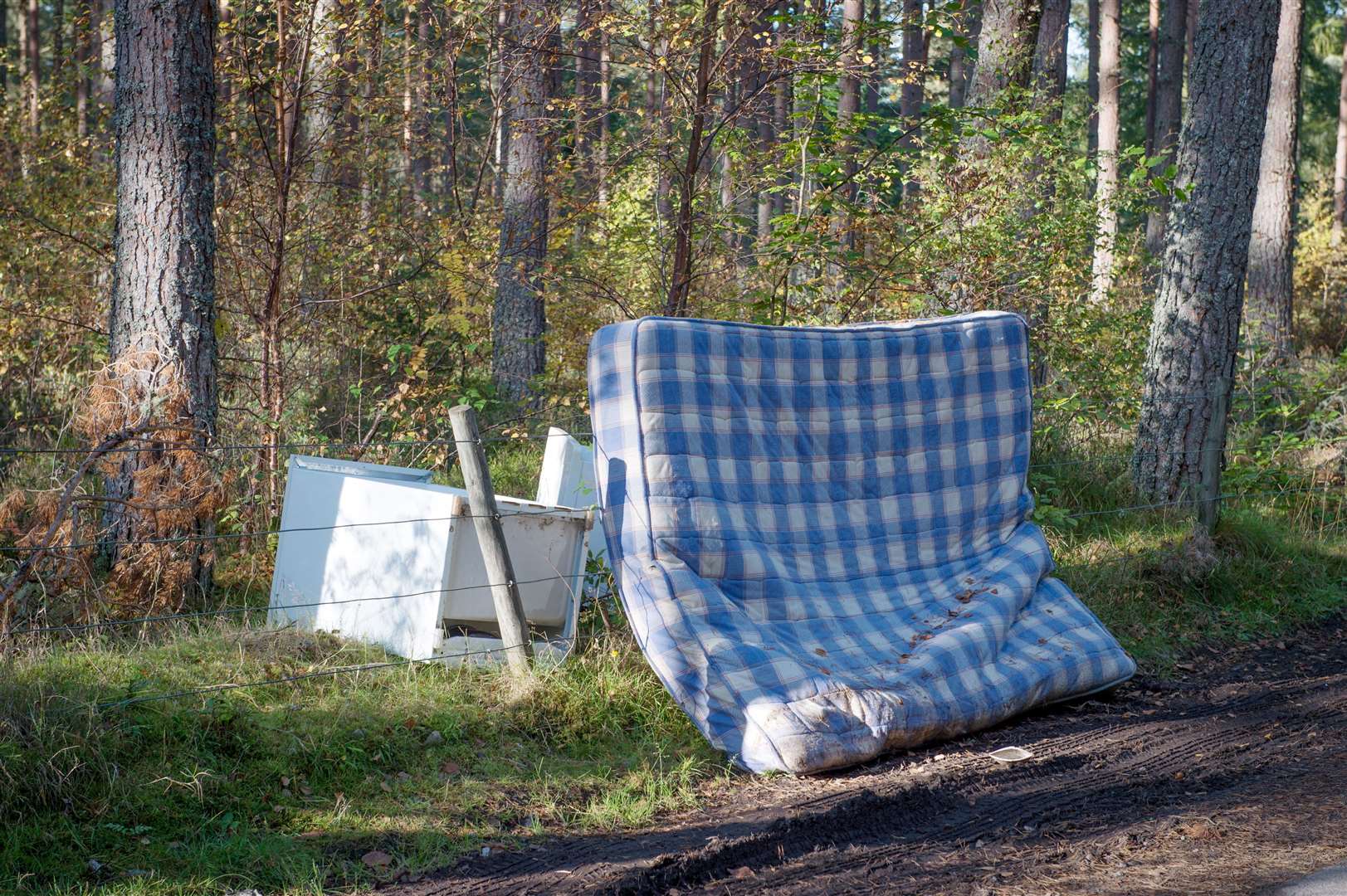 Fly-tipping is one of the results of illegal waste disposal.