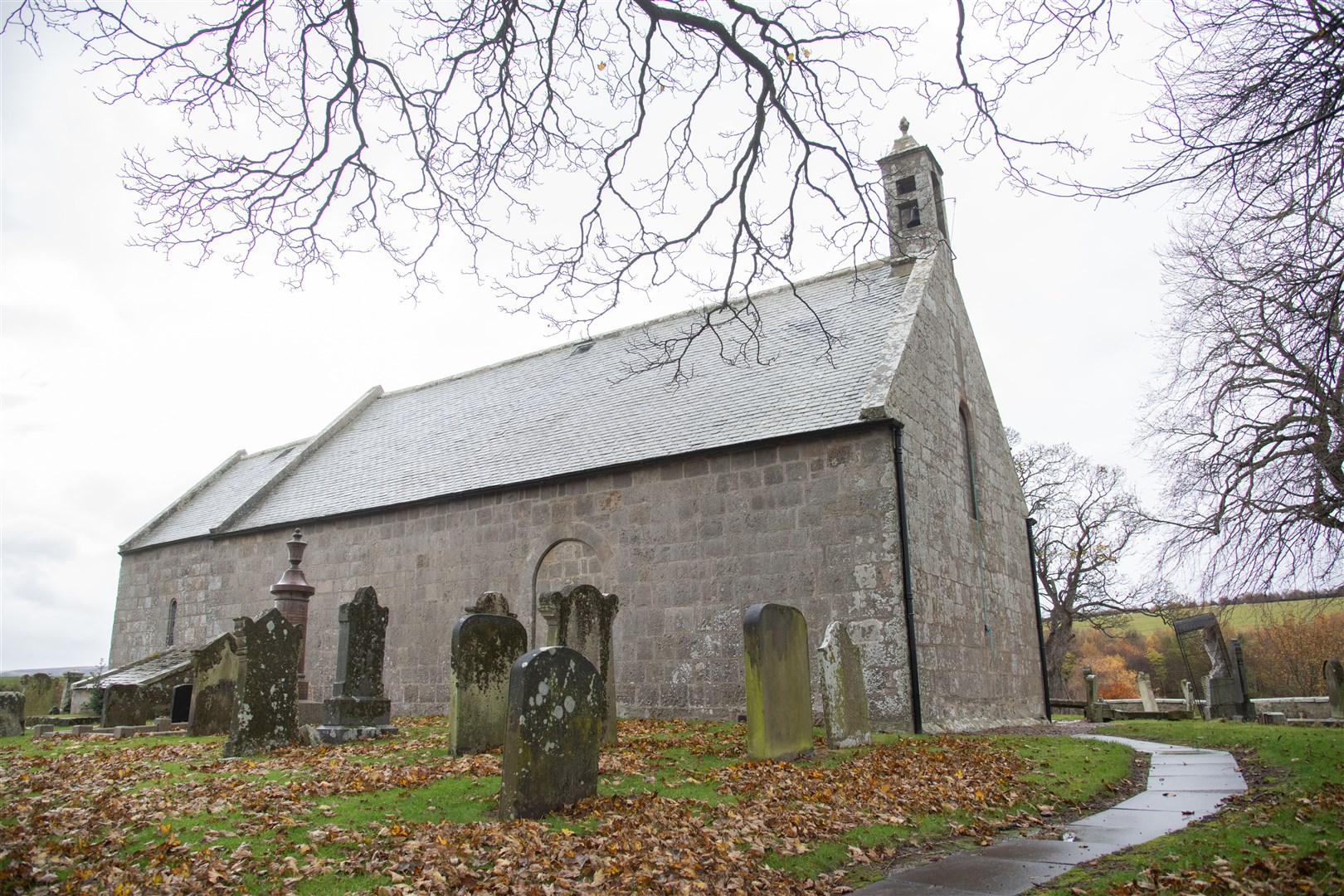 Birnie Church stands four miles south of Elgin. Picture: Daniel Forsyth.