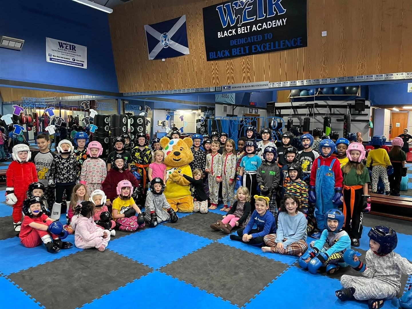 Pudsey paid a visit to Weir BBA, based at Edgar Road in Elgin.