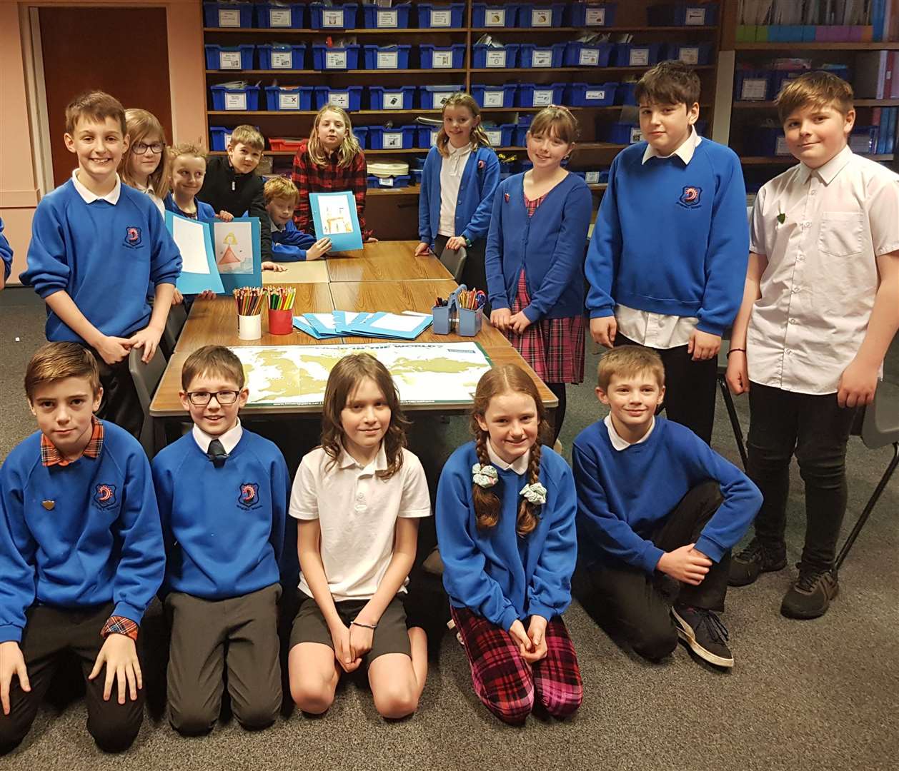 Hythehill Primary School's pupils benefitting from the military wellbeing scheme.