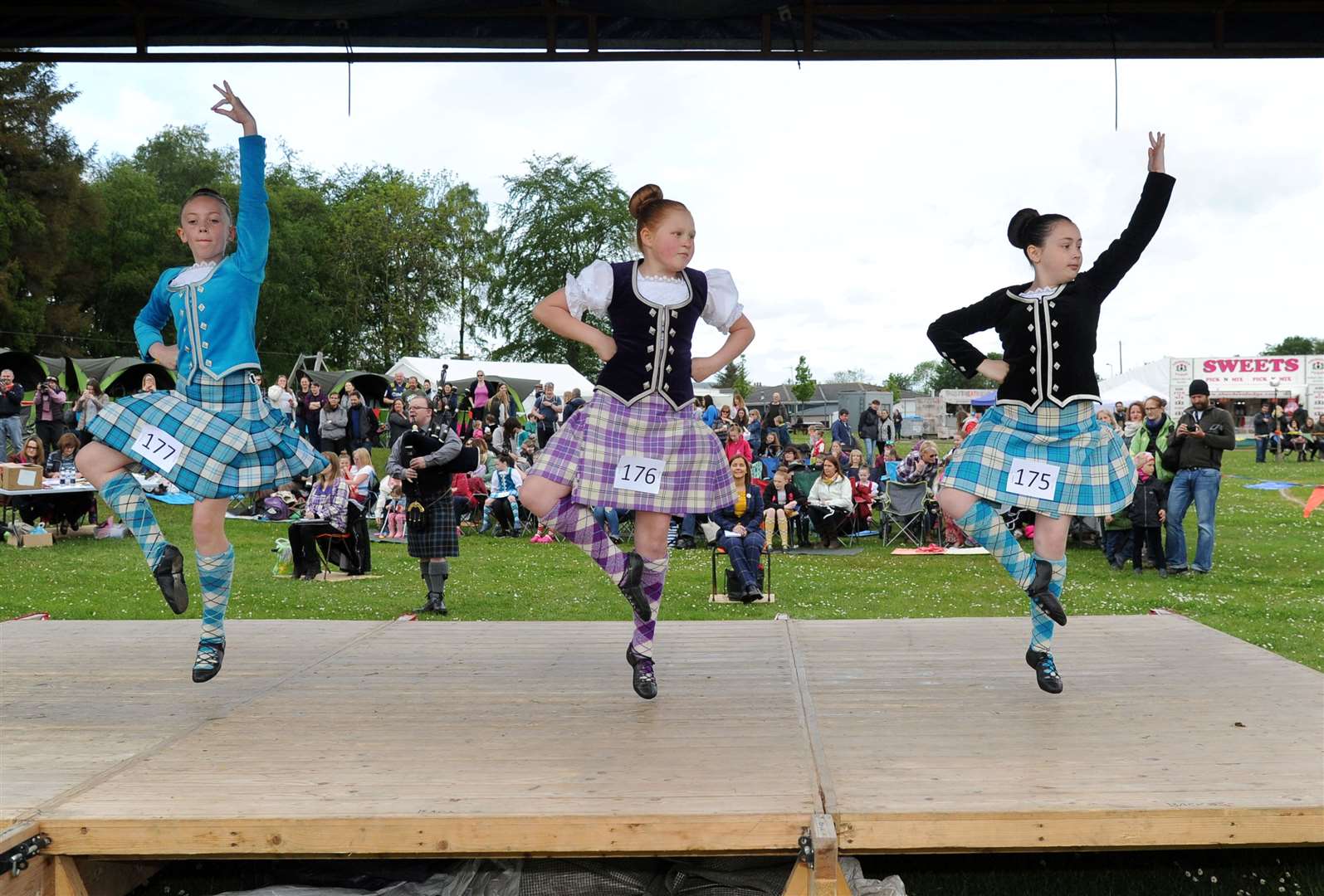 Highland dancing is one of the popular features of the games. Picture: Eric Cormack