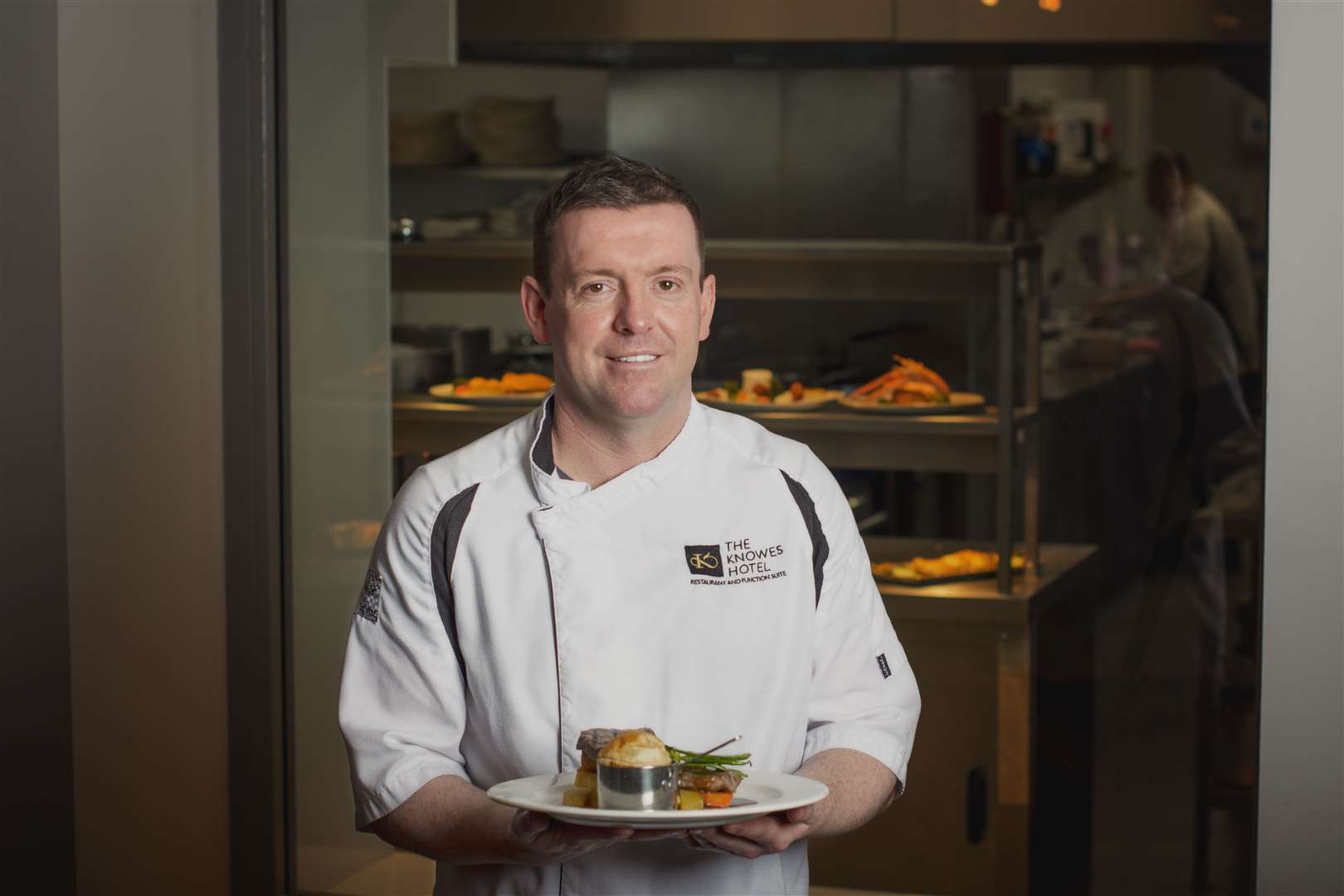 Wayne Stewart, owner and chef at the Knowes Hotel, Macduff.