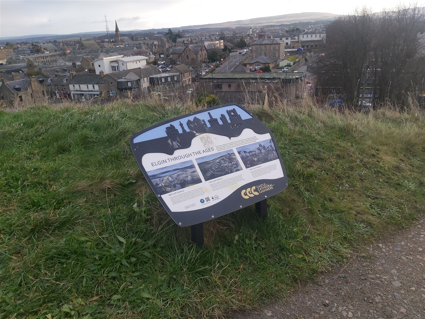 The spot at the top of Ladyhill has great views across the town.
