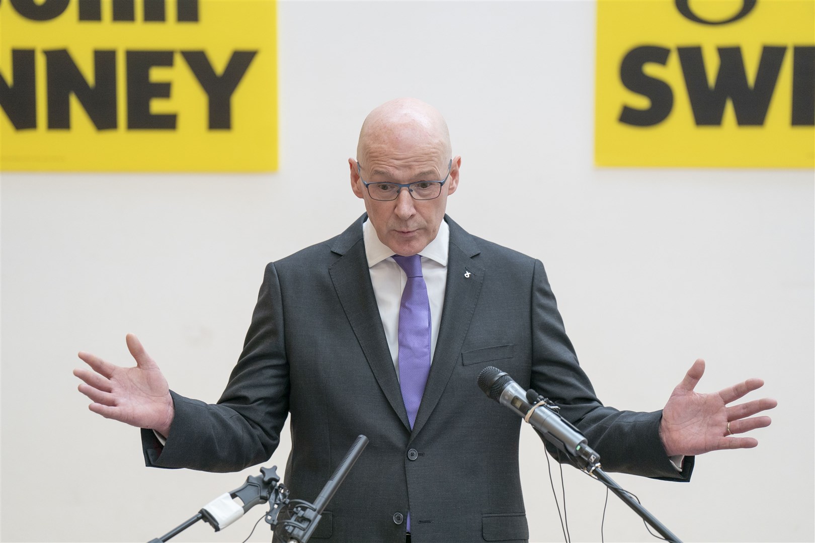 John Swinney is now expected to become Scotland’s next first minister, after becoming leader of the SNP unopposed on Monday (Jane Barlow/PA)