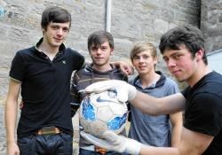 The McLaren footballing brothers (from left) Stewart, James, Graham and Alex are related to the great George Best.
