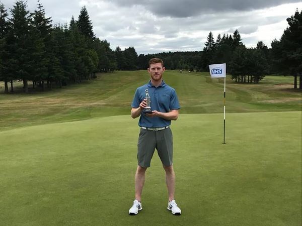 Jordan Milne won the men's championship at Elgin Golf Club