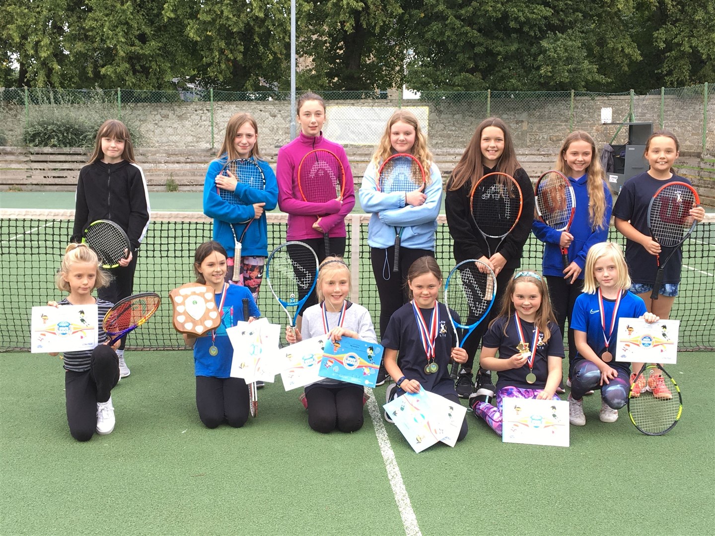 There's plenty young tennis talent at Elgin.