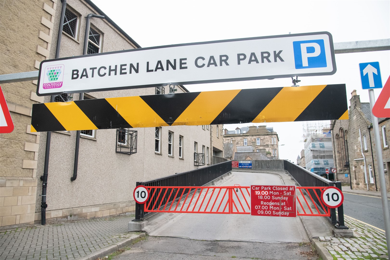 Batchen Lane car park, Elgin. Picture: Daniel Forsyth