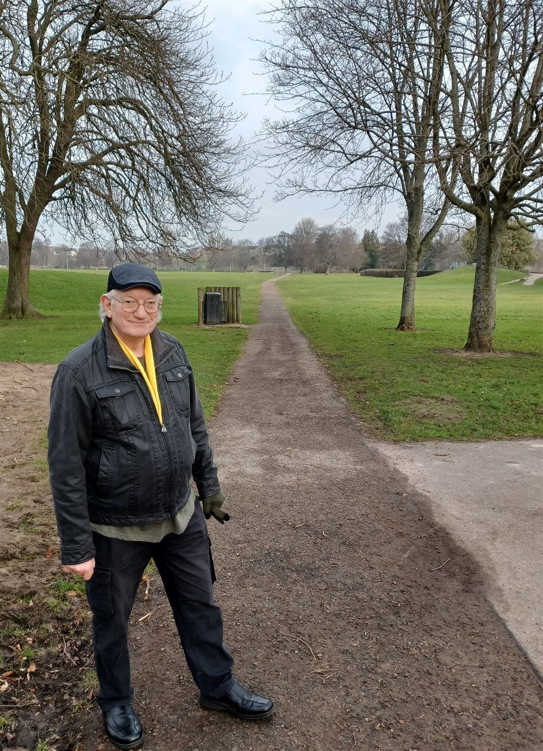 Eddie Wallace, who's a member of Elgin Community Council, is unhappy that 58 lime trees will be planted in Cooper Park.