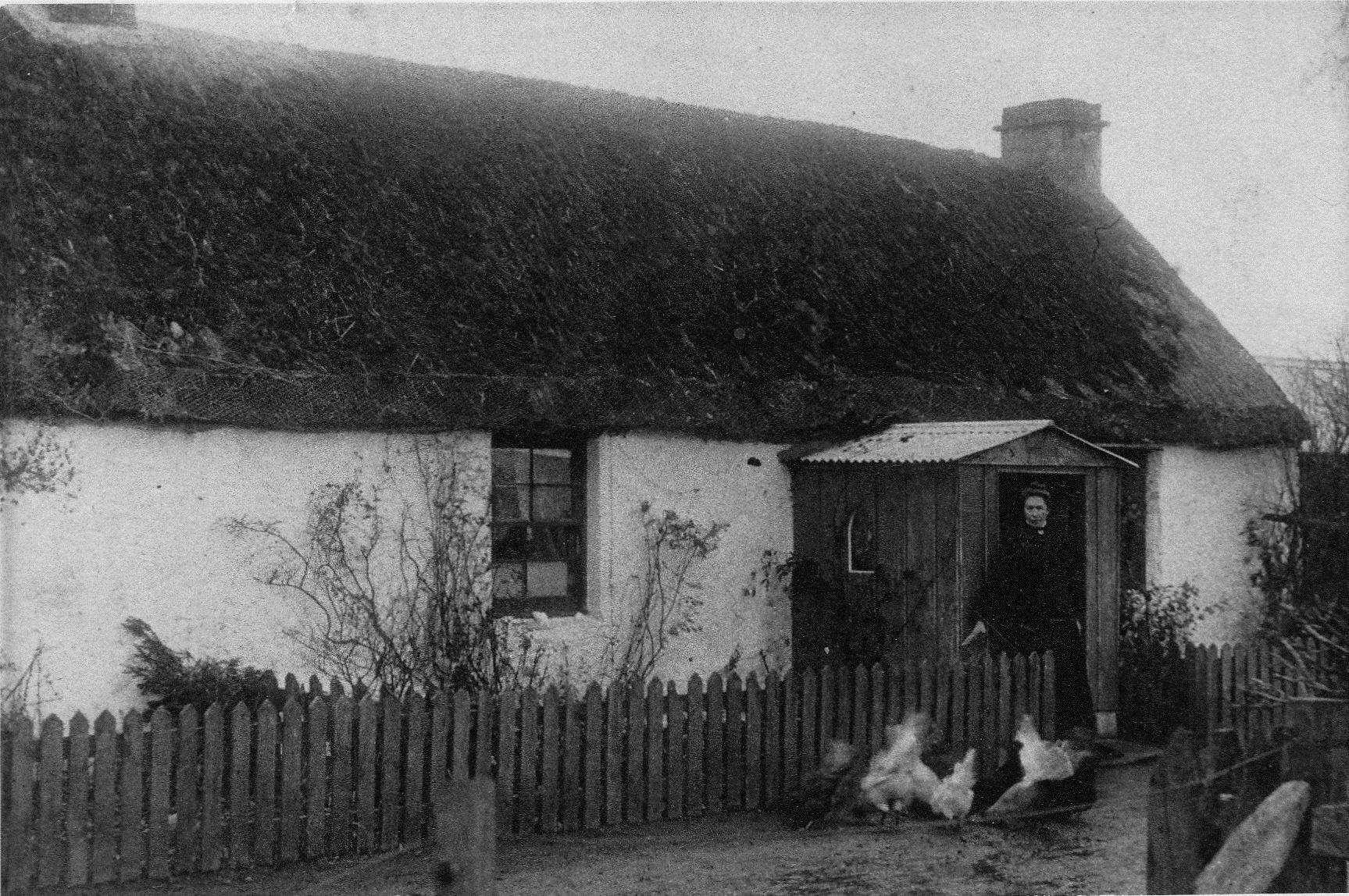 A picture of the village's Elm Cottage, which will be among items in the heritage display.