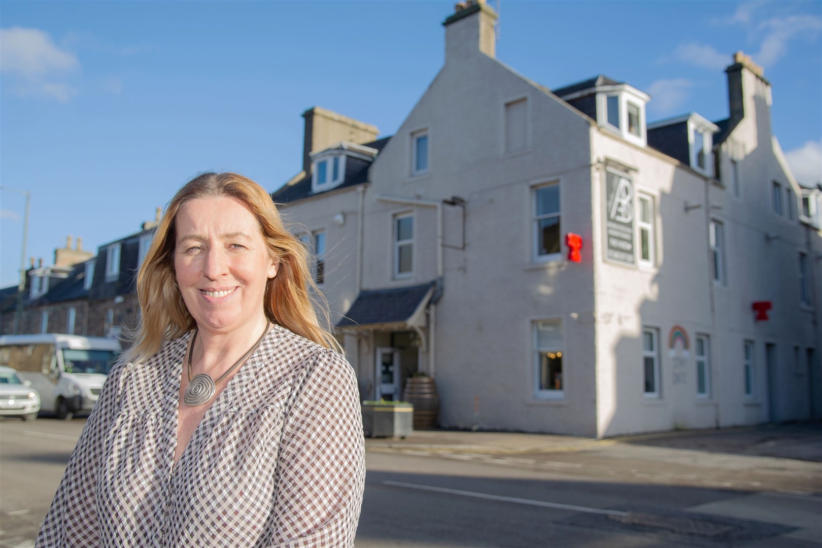 Managing Director Kellie Spooner pictured outside of The Aberlour Hotel. Picture: Daniel Forsyth