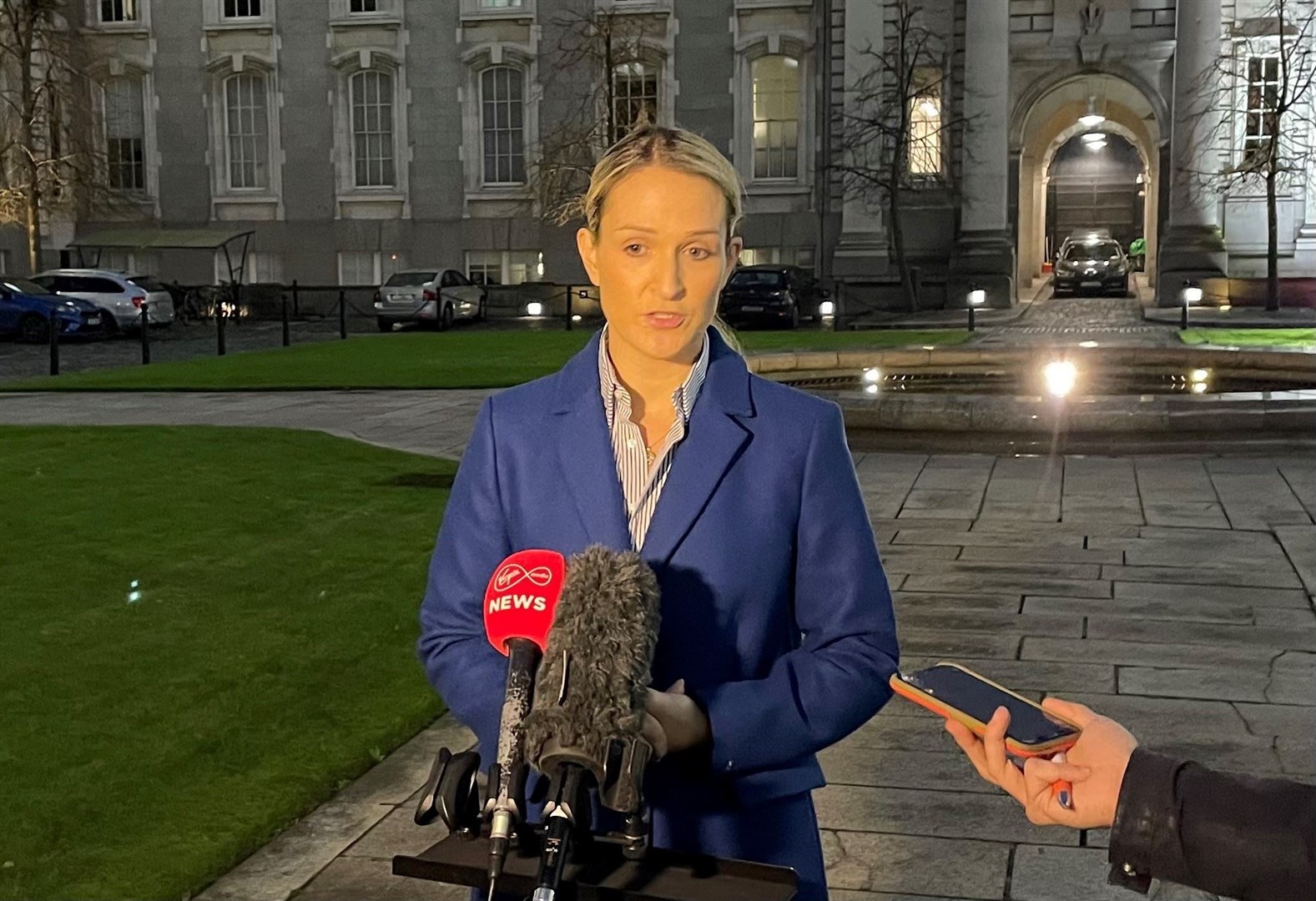 Ireland’s Justice Minister Helen McEntee has dismissed calls for her resignation (David Young/PA)