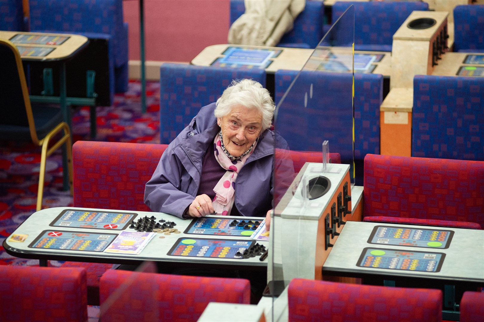 All smiles at the Carlton Bingo Hall, in Elgin's South Street. Picture: Daniel Forsyth.