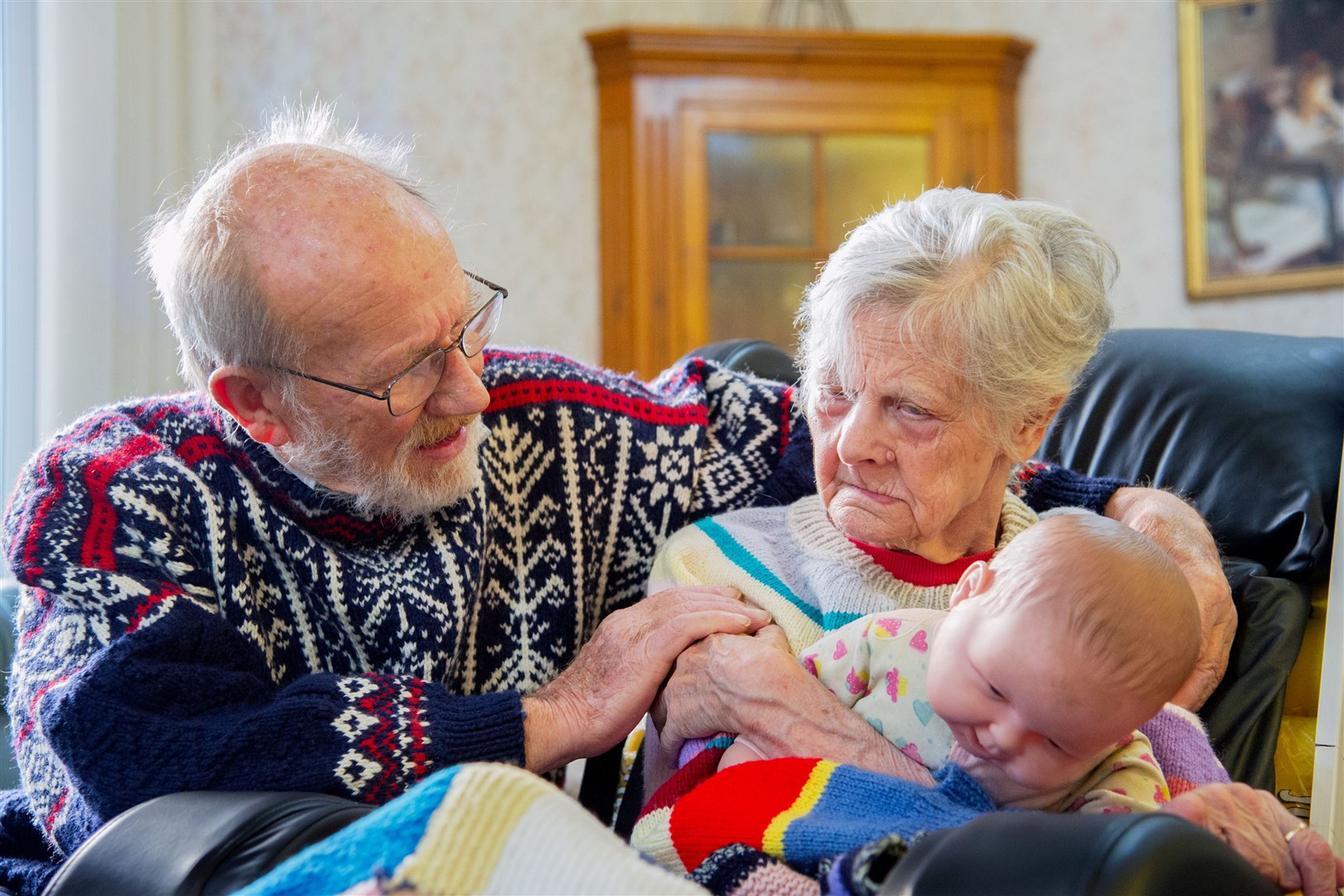 Glenlivet husband Cliff Wright (81) says thank you to the home care workers who have went above and beyond throughout 2020 helping his wife Margaret (79) who struggles with Alzheimer's...Picture: Daniel Forsyth..