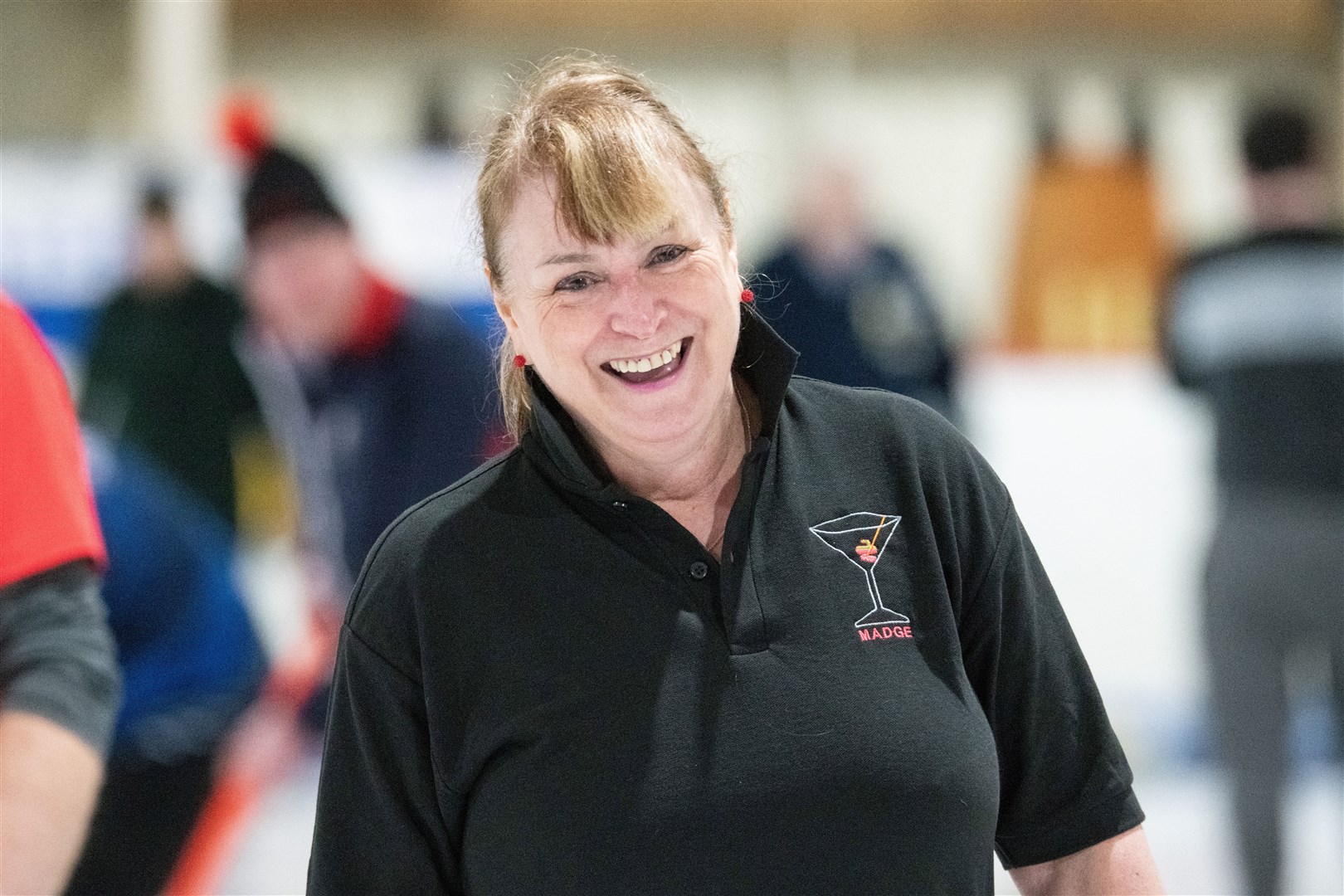 Majorie Christie.14th annual Moray International Bonspiel - held at Moray Leisure Centre. Picture: Daniel Forsyth.