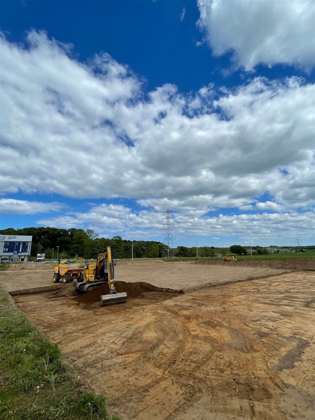 The site being developed at Elgin Business Park. Picture: Morlich Homes Limited.