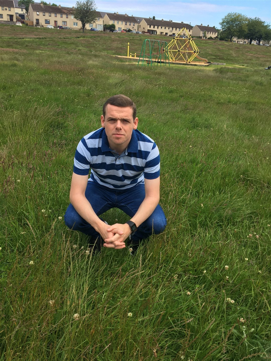 Douglas Ross MP has launched a petition to reinstate council grass cutting services. Picture: Moray Conservatives
