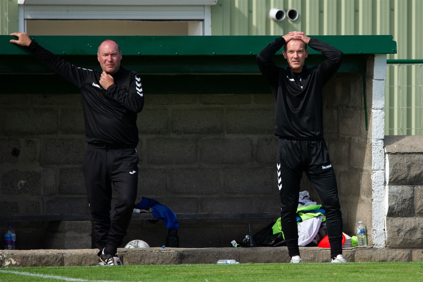 Saturday's 10-0 defeat at Buckie prompted the resignation of Keith co-managers Tommy Wilson (left) and Andy Roddie. Picture: Daniel Forsyth..