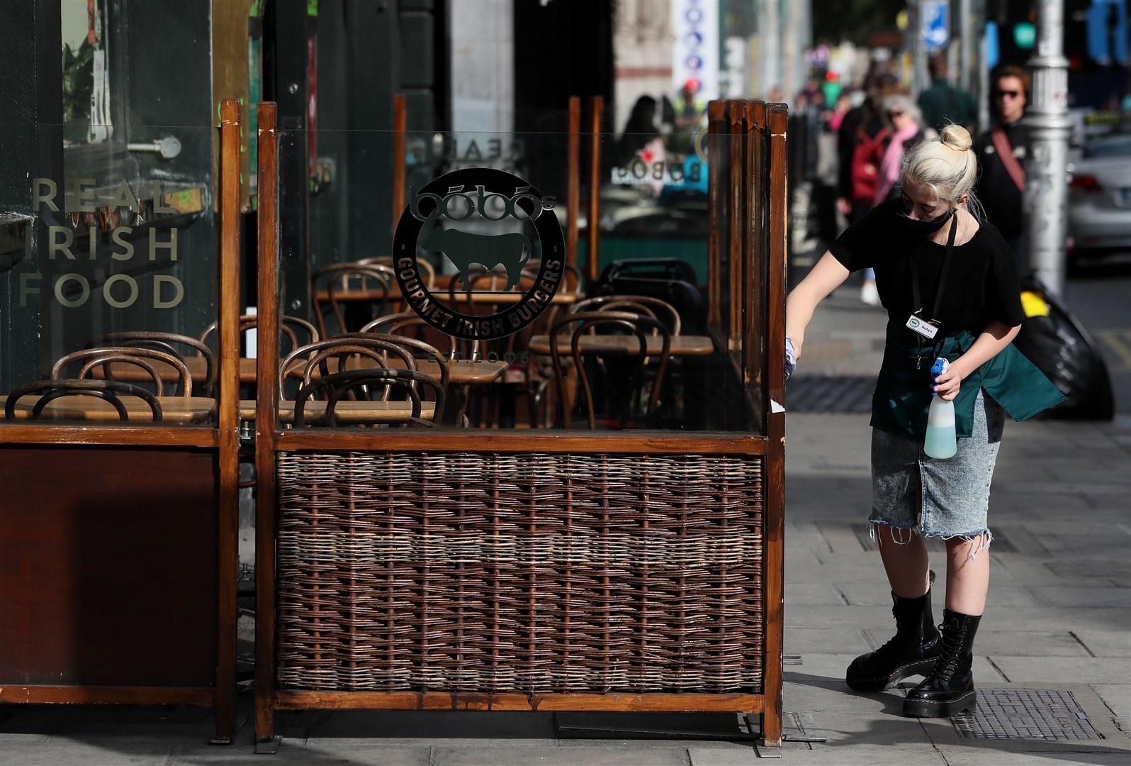 Only restaurants with outdoor facilities will be permitted to open (Brian Lawless/PA)
