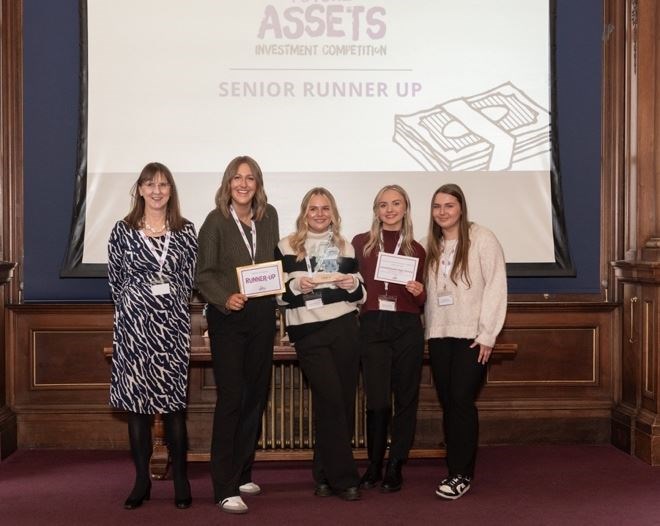 The team of Lossiemouth High girls were the runners-up at the event.