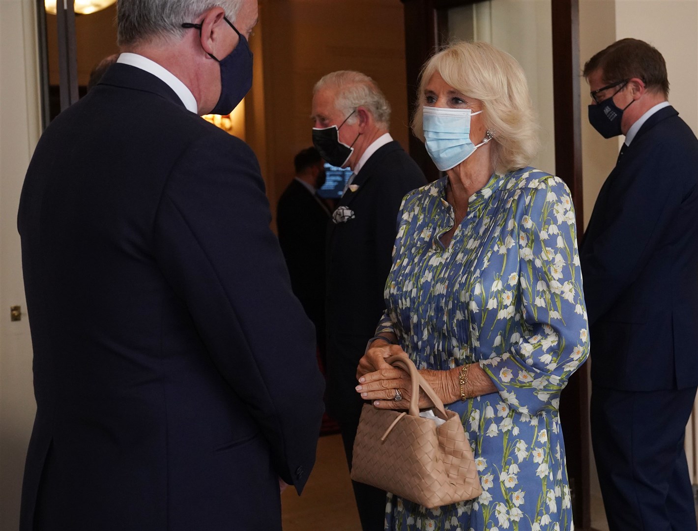 Charles and Camilla enjoyed a rare night out together (Yui Mok/PA)
