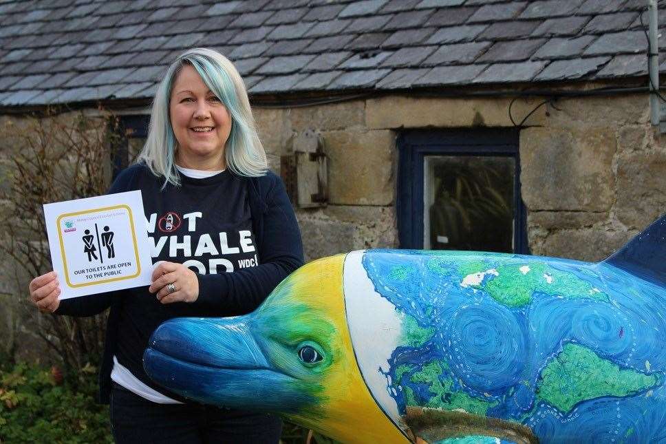 Lisa Farley is the manager of the Scottish Dolphin Centre in Spey Bay.
