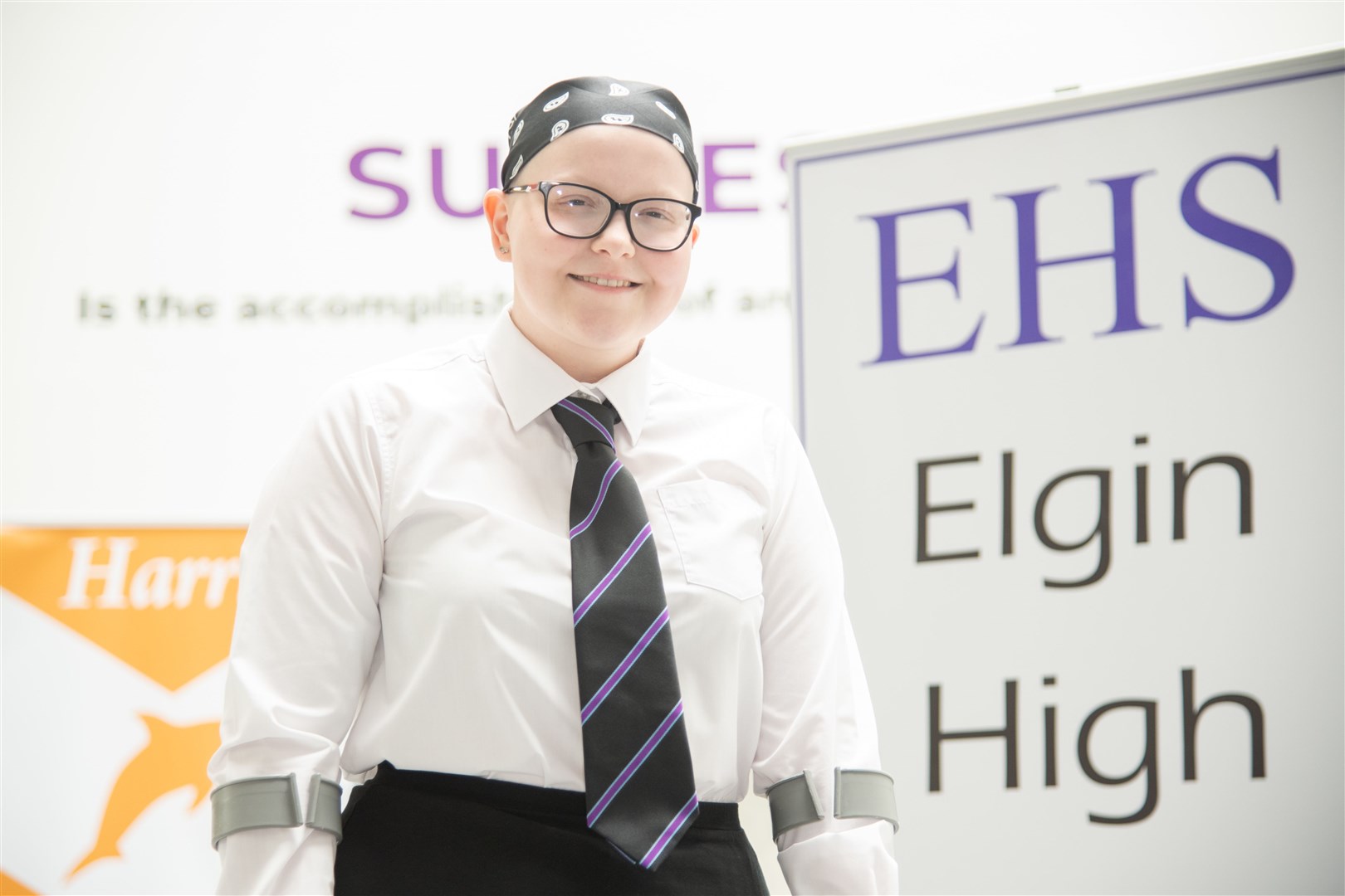 Abbie Howie achieved two Advanced Highers while undergoing chemotherapy. Picture: Daniel Forsyth