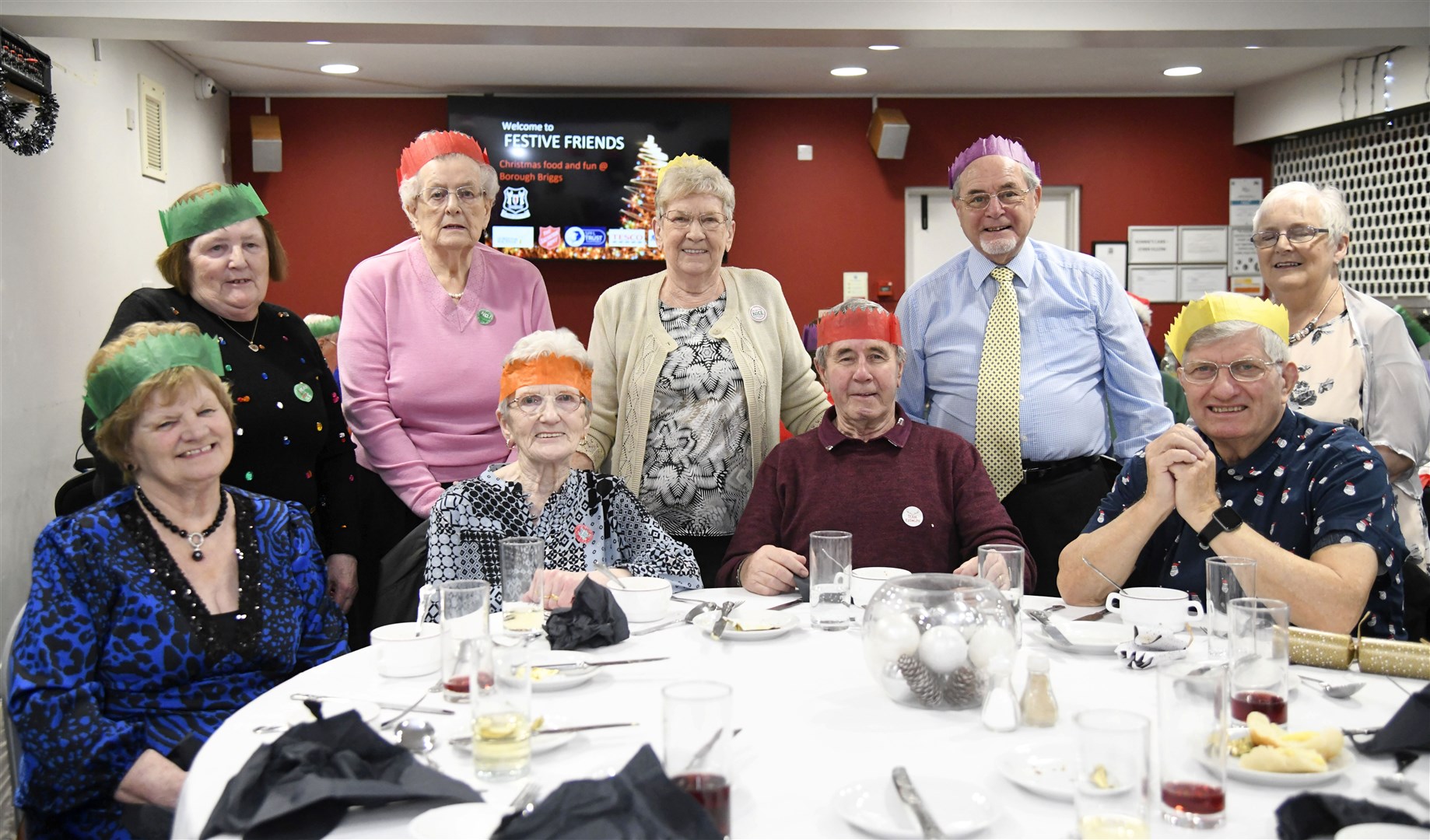 Elgin City invited residents from local care homes to attend a day out at Borough Briggs...Picture: Beth Taylor.