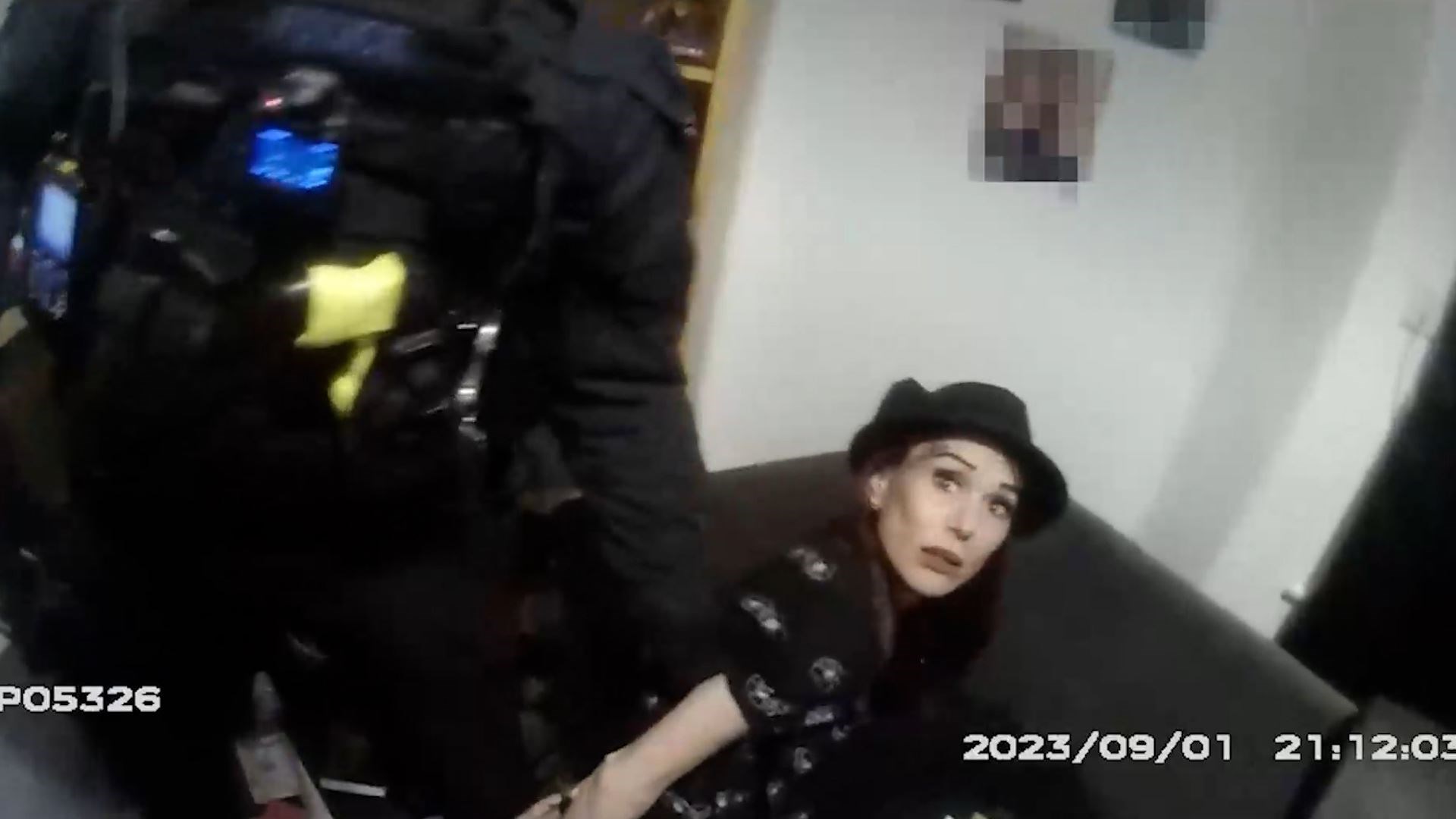 Bodycam footage of Debbie Pereira’s arrest (Crown Prosecution Service/PA)