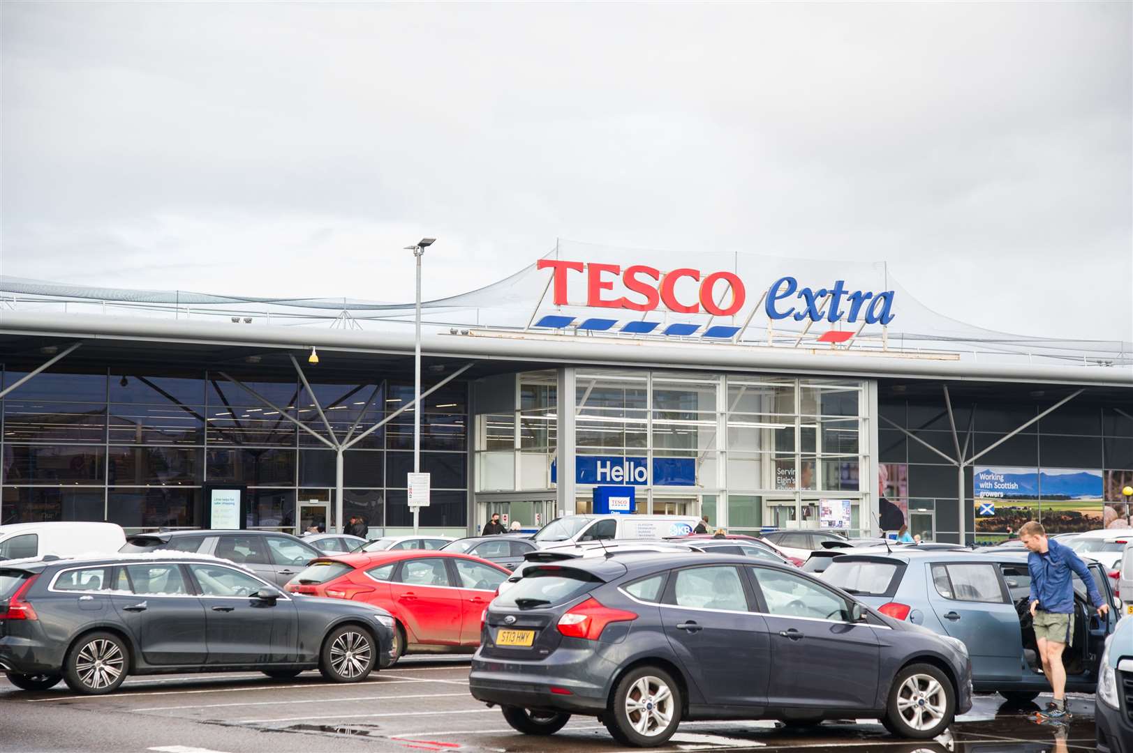 Tesco Elgin where shoppers have helped contribute money for three UK health charities.