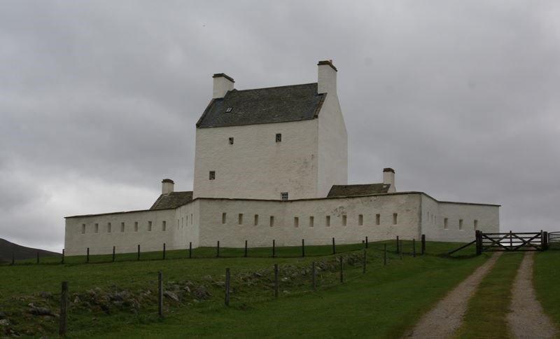 Corgarff Castle which stands on the right as you drive over the Lecht from Moray.