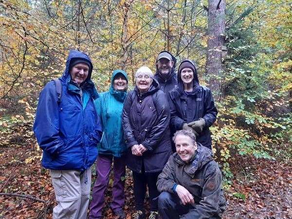 LOCAL Guide, Paul Kendall, led the gentle foraging walk through Quarrel Wood this month.