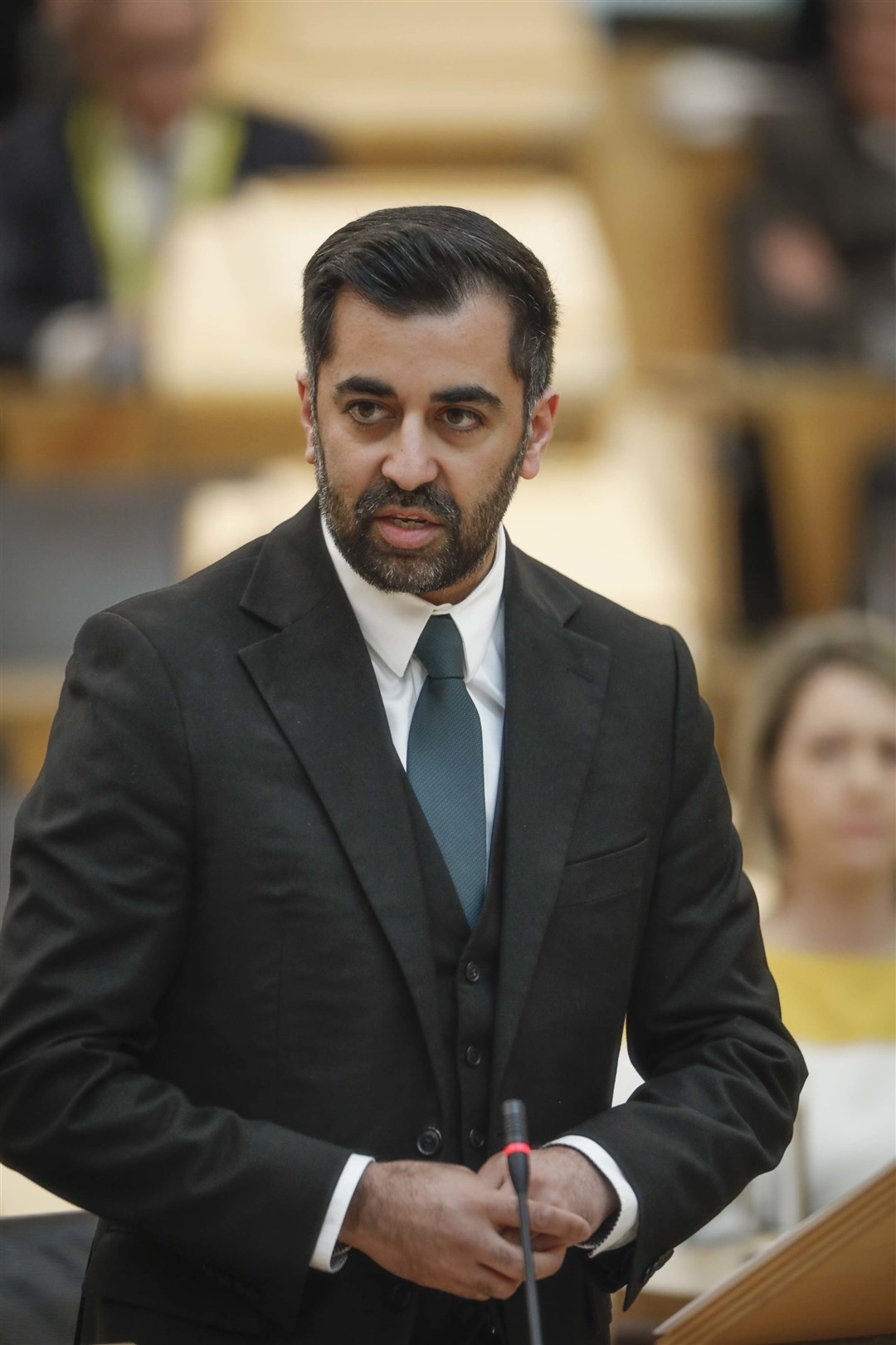 The results have been described as “especially prescient” because they come in the same week as Scotland’s first Muslim leader was voted in (Andrew Cowan/Scottish Parliament/PA)