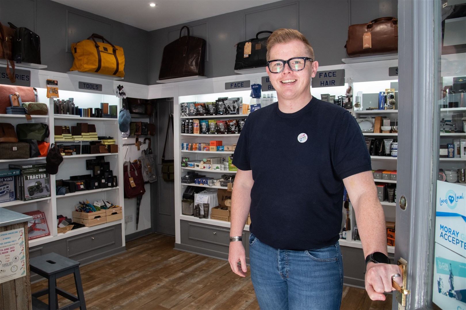 Richard Cumming and his business Sirology have won Male Grooming Retailer of the Year at the Scottish Prestige Awards...Picture: Daniel Forsyth..