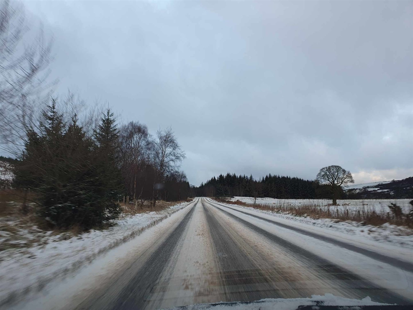 Another day of snow disruption in Moray.