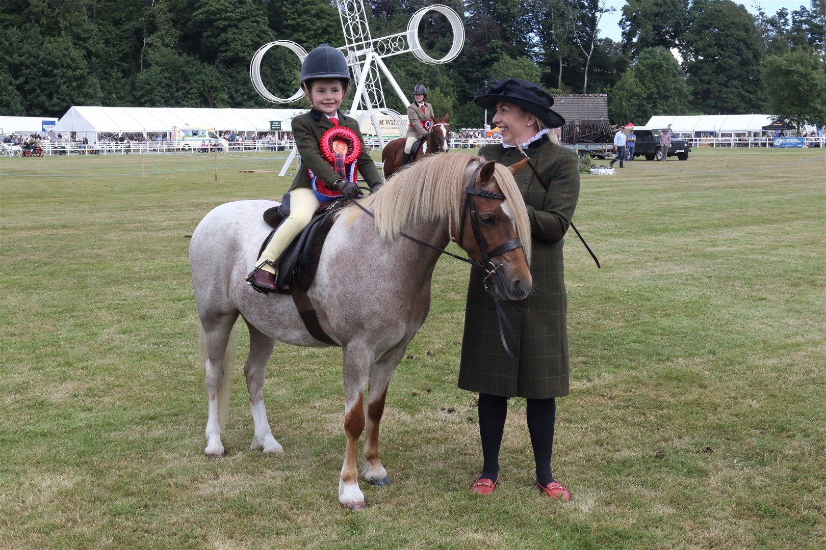 The reserve champion title went to Lingardswood Sarsaparilla which is owned by Shannon Mair and was ridden by Francesca Mair from Inverness.