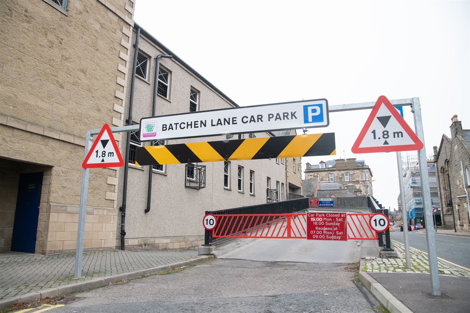 Batchen Lane car park in Elgin. Picture: Daniel Forsyth
