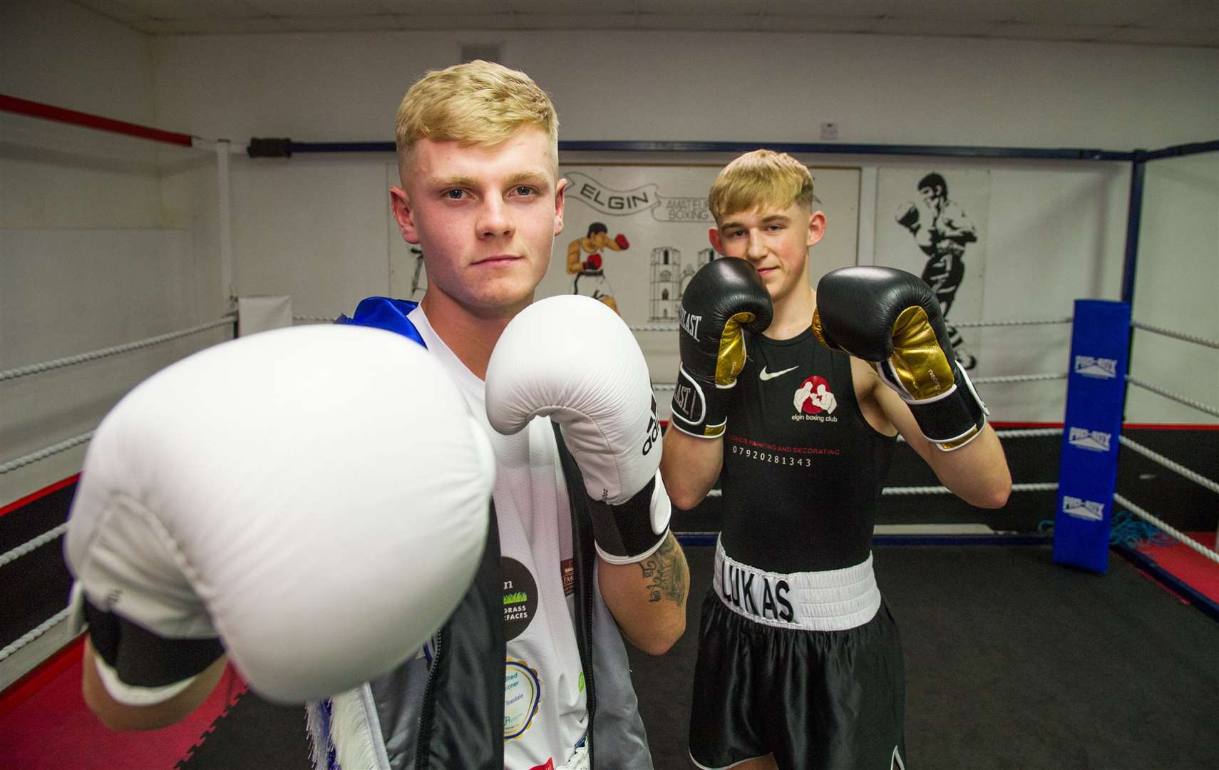 A big boxing weekend for Fraser Wilkinson and Lukas Vaitekunas. Picture: Becky Saunderson..
