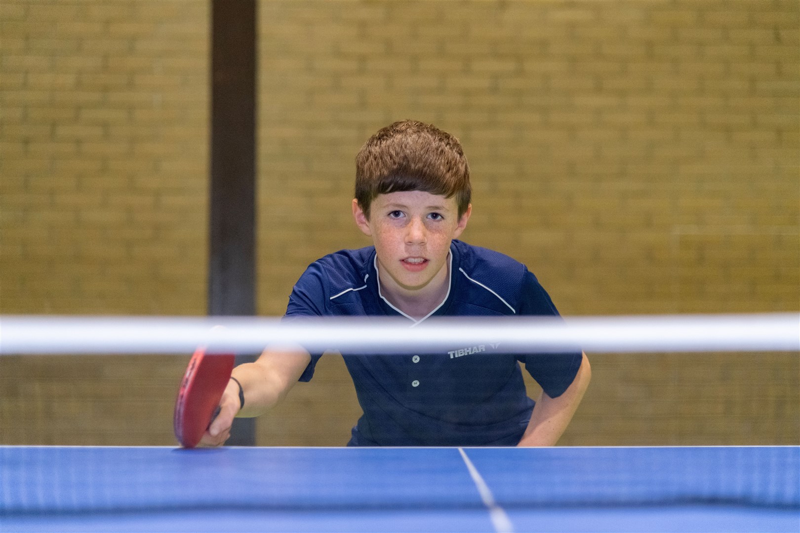 Alexander Stepney, of Moray Table Tennis Club, qualified to play for Scotland at the International Primary Schools in Jersey against all the British nations. ..Picture: Beth Taylor.